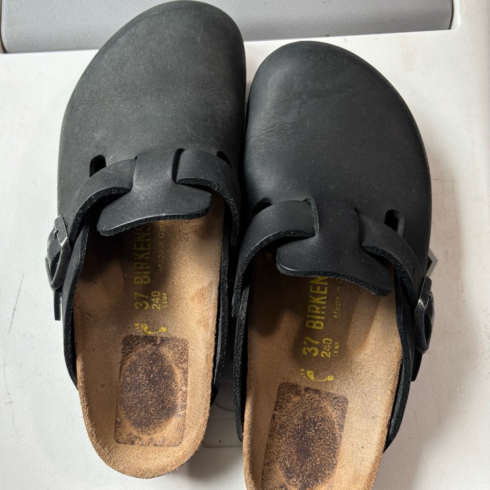 Birkenstock Black Clogs